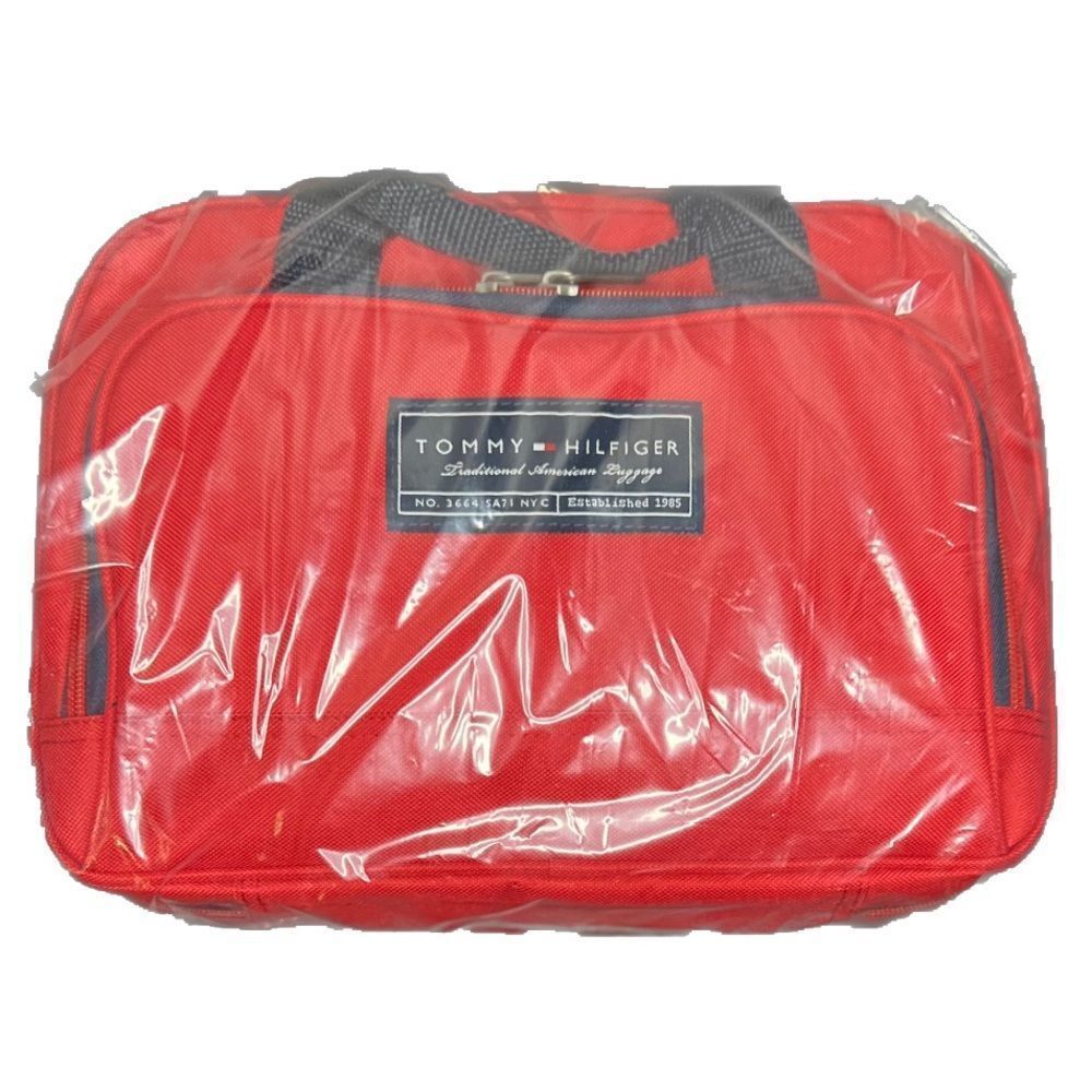 Tommy Hilfiger Delux Travel Organizer Red Blue Computer Case For Organiz…